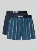 Slim fit boxershort van puur katoen in een set van 2 stuks