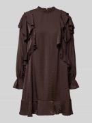 Knielange jurk van viscosemix, model 'LIZZI'