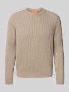 Gebreide pullover van wol, model 'Fuji'