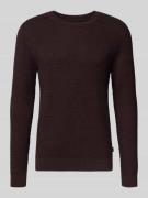 Gebreide pullover met structuurmotief, model 'BARKLEY'