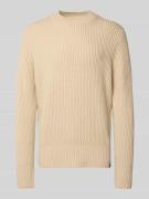 Loose fit gebreide pullover van wolmix