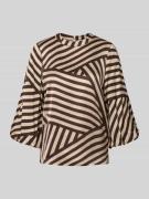 Blouse met ronde hals