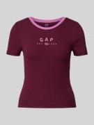 T-shirt met logo en ronde hals