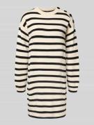 Soepele gebreide jurk van viscosemix, model 'SABA'