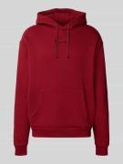 Hoodie met labelstitching