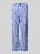 Relaxed fit pyjamabroek van puur katoen