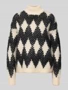 Oversized pullover met alpaca, model 'Omhu'