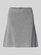 Uitlopende minirok van viscosemix, model 'SABA'