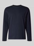 Loose fit shirt met lange mouwen van katoenmix, model 'LOOSEOSCAR'