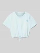 Relaxed fit T-shirt van puur katoen met tekstprint