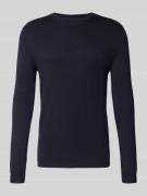 Regular fit gebreide pullover van viscosemix, model 'WYLER'