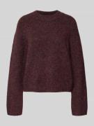Regular fit gebreide pullover met wol, model 'INGRID'