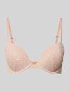 Regular fit beha met kant, model 'Plunge'