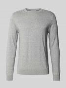 Regular fit gebreide pullover van puur katoen, model 'BERG'