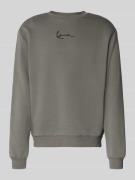 Regular fit sweatshirt met logostitching, model 'Essential'
