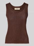 Tanktop met ronde hals, model 'Relena'