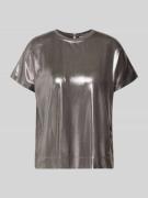 T-shirt in leerlook, model 'Nicola'