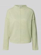 Sweatshirt met opstaande kraag, model 'Sinzi'