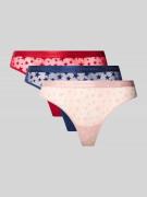 String met all-over motief in een set van 3 stuks