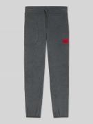 Regular fit sweatbroek met viscose, model 'TERRY'