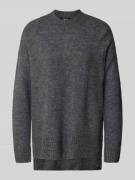 Oversized gebreide pullover met ronde hals, model 'LEFILE'