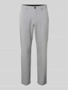 Slim fit chino met viscose, model '175 SLIM ROBERT FLEX'