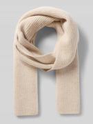 Grof gebreide sjaal in rechthoekig model