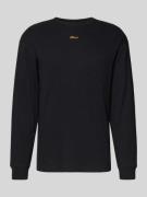 Shirt met lange mouwen en logostitching