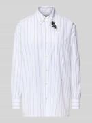 Overhemdblouse met knoopsluiting