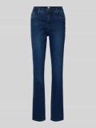 Slim fit jeans in used-look, model 'MARY THERMO'