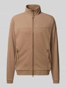 Regular fit sweatjack met opstaande kraag, model 'Dolan'