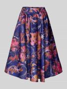 Midirok met plooien, model 'Happy'