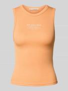 Tanktop met labelprint, model 'VIV'