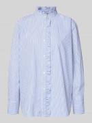 Relaxed fit overhemdblouse van puur katoen