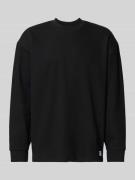 Regular fit sweatshirt van katoenmix, model 'NUWOLO'