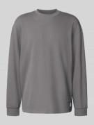 Regular fit sweatshirt van katoenmix, model 'NUWOLO'