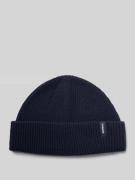 Beanie met labeldetail