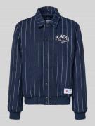 Collegejack met labelstitching