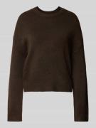 Regular fit gebreide pullover met ronde hals, model 'SIMONI'