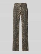 Wide fit jeans met 5-pocketmodel