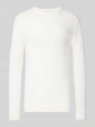 Gebreide pullover met ronde hals, model 'OTTO'