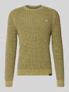 Regular fit pullover in gebreide look