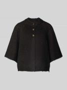 Gebreid jack met knoopsluiting, model 'Benutta'