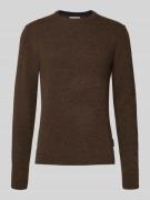 Gebreide pullover van wolmix, model 'KARL'