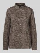 Relaxed fit overhemdblouse van puur katoen