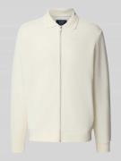 Cardigan met polokraag en ritssluiting