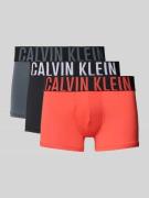 Slim fit boxershort met logodetail in een set van 3 stuks