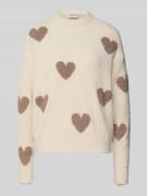 Gebreide pullover in all-over look