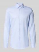 Slim fit zakelijk overhemd met extra lange mouwen