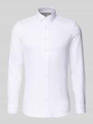 Super slim fit zakelijk overhemd met kentkraag